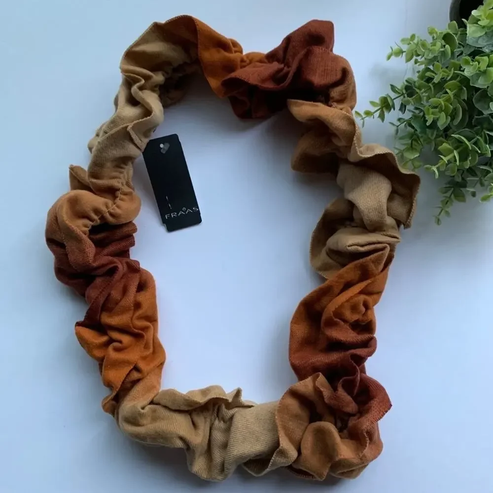 Orange Cashmink Infinity Style Scarf NWT